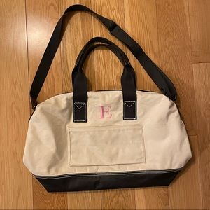 LL Bean Canvas Weekender Duffle Bag